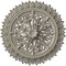 Ekena Millwork Lariah Ceiling Medallion (Fits Canopies up to 1 3/8"), 24 3/4"OD 1 3/8"ID x 3 1/4"P, Pearl White CM24LAPWS - alternate 1
